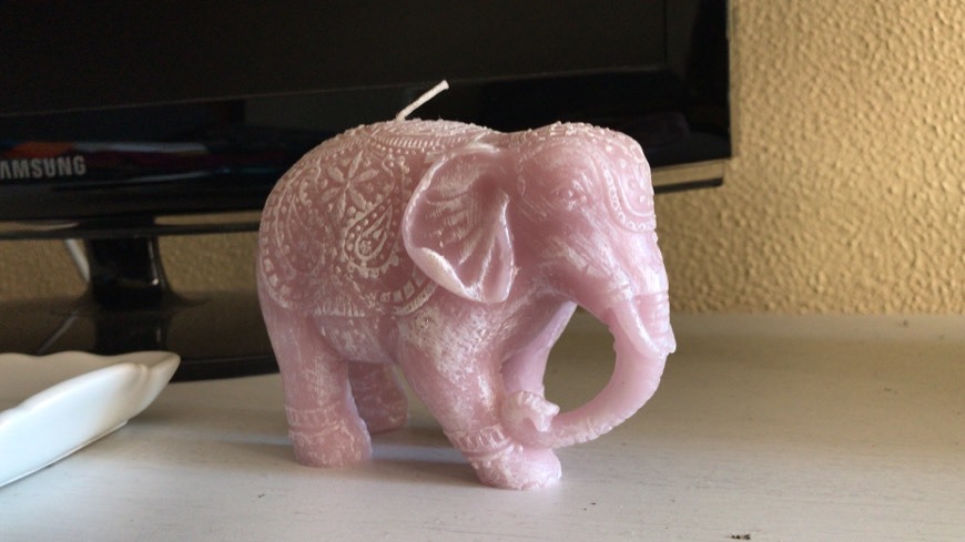 Producto Vela forma elefante