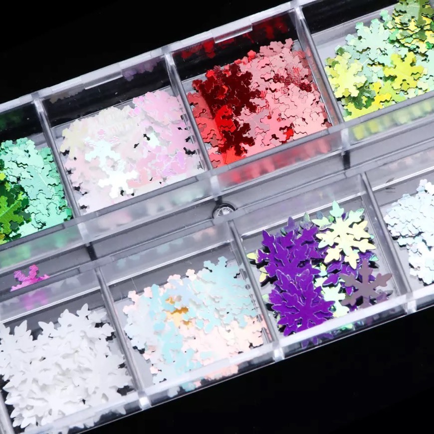 Social Glitter copo de nieve
