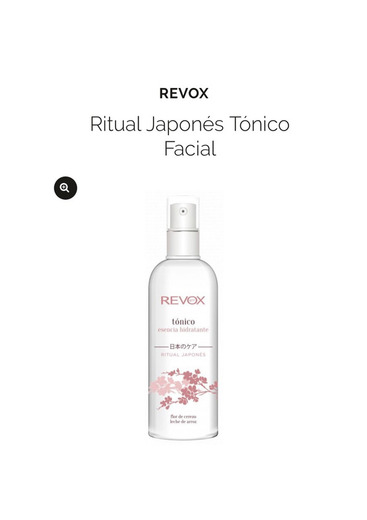 REVOX Tónico Facial Ritual Japonés