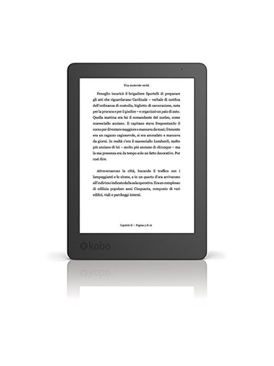 Kobo Aura N236-KU-BK-K-EP - E-Reader de 6'', 2da Edicion