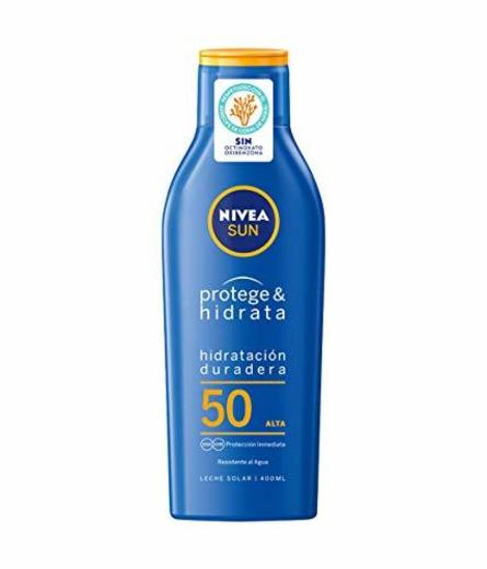 NIVEA SUN Protege & Hidrata Leche Solar FP50+ Protector solar hidratante y