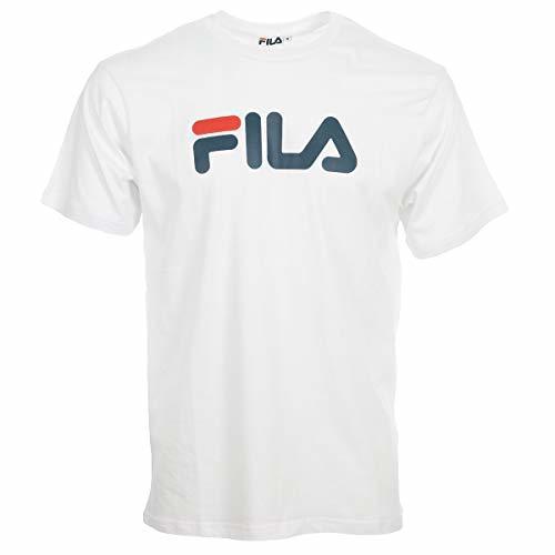 Moda Fila Camiseta Blanca Unisex S V