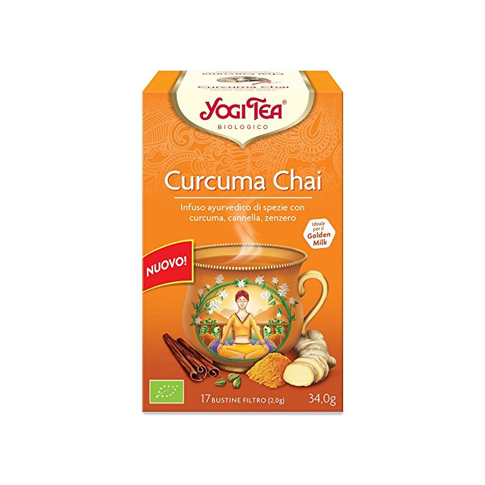 Producto Yogi Tea BIO Chai cúrcuma