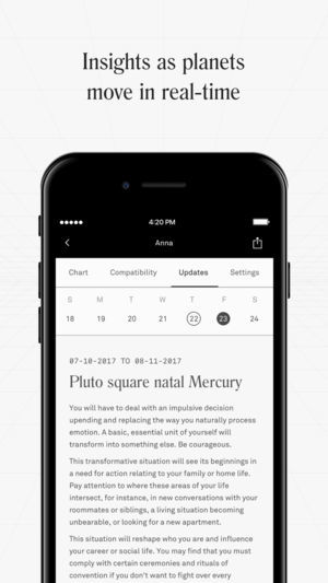 App Co–Star Personalized Astrology