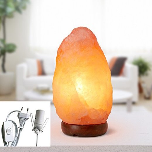 GEOFOSSILS® Pequeña Lámpara de Sal de Roca del Himalaya 2 Kg