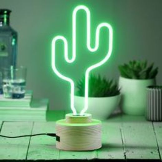Potted Cactus Neon Sign | Urban Outfitters