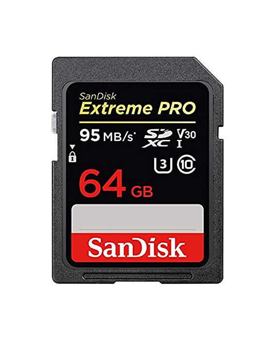 Electrónica Tarjeta de Memoria SanDisk Extreme Pro SDXC de 64 GB con hasta