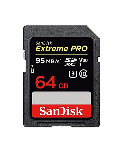 Tarjeta de Memoria SanDisk Extreme Pro SDXC de 64 GB con hasta