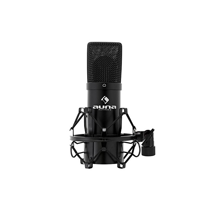 Electrónica Auna HK-Mic-900-B - Micrófono para estudio de condensador