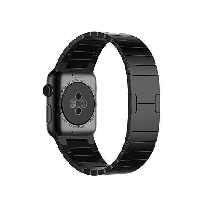 Electronic Pinhen Apple Watch Correa Acero Inoxidable Pulsera con Cierre de Mariposa Reemplazo