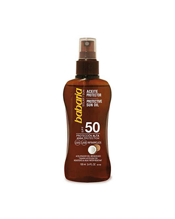 Beauty Babaria Aceite Protector Solar Coco SPF50-100 ml