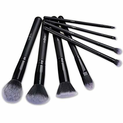 Belleza Kit de Brochas Maquillaje 8 Piezas Anjou Cerdas de Fibra Sintética Suave