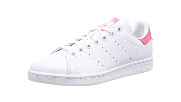 Moda adidas Stan Smith J Zapatillas de Gimnasia Unisex Niños, Blanco