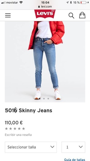 501   Skinny Jeans - Medium Indigo