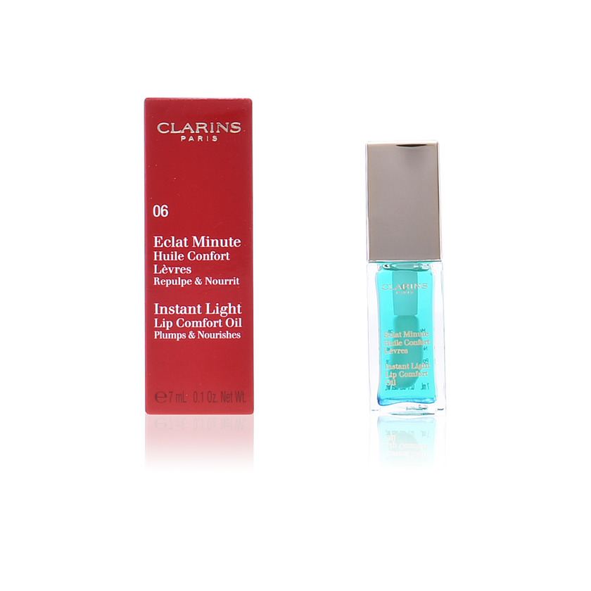 Belleza Clarins Eclat Minute Huile Confort Lèvres #01-Honey 7 ml