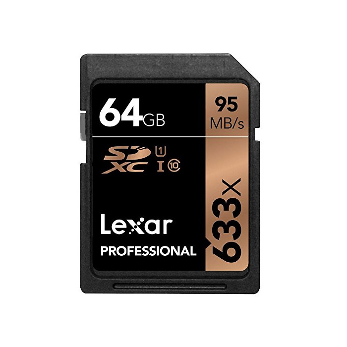 Electrónica Lexar LSD64GCB1EU633 - Tarjeta de memoria Profesional SDXC de 64 GB