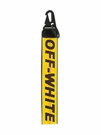 OFF-WHITE Hombre Omnf001r196470216000 Amarillo Poliamida Llavero