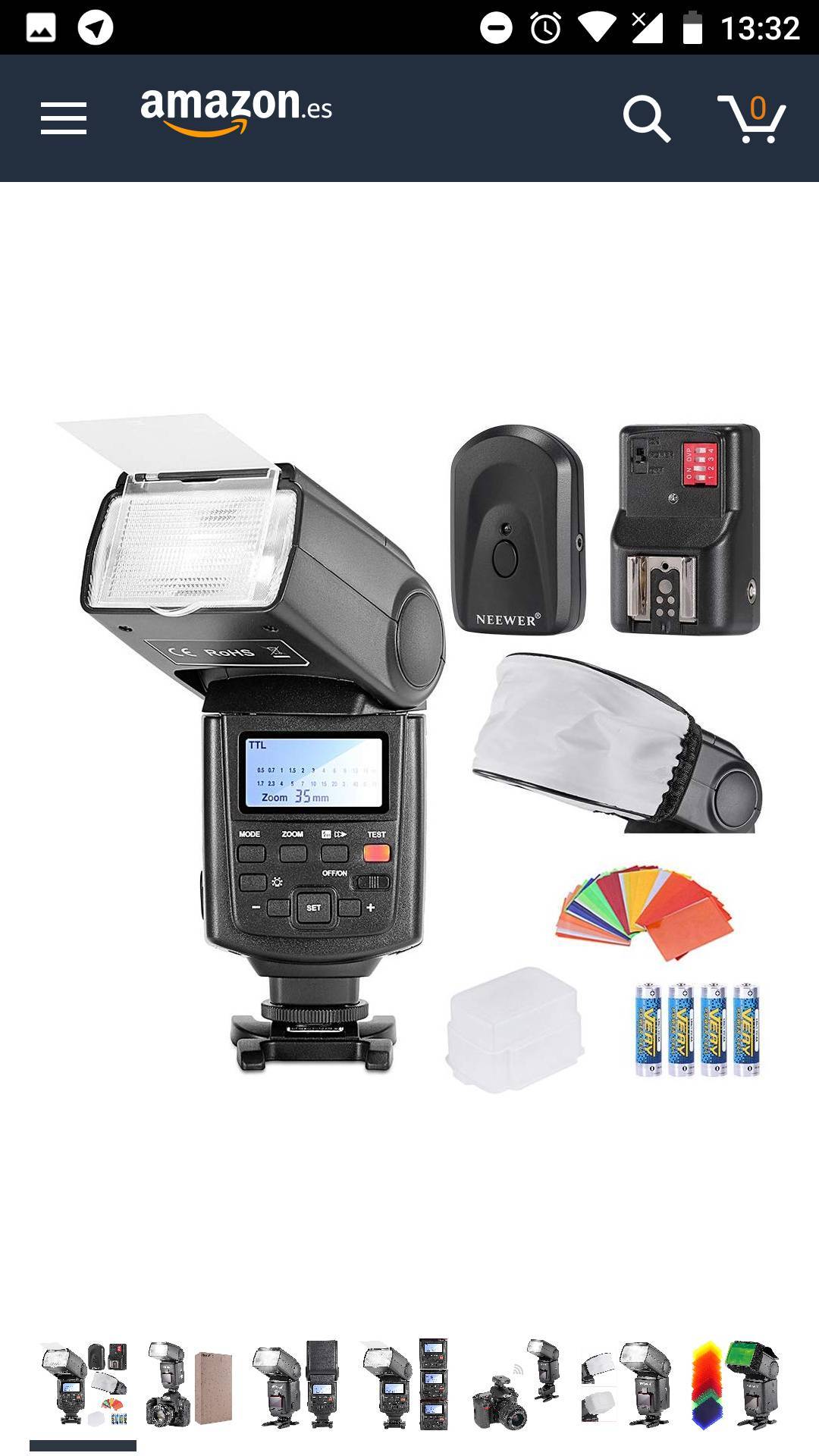 Products Neewer NW565EX E-TTL Kit Flash Speedlite Esclavo Pantalla Lc