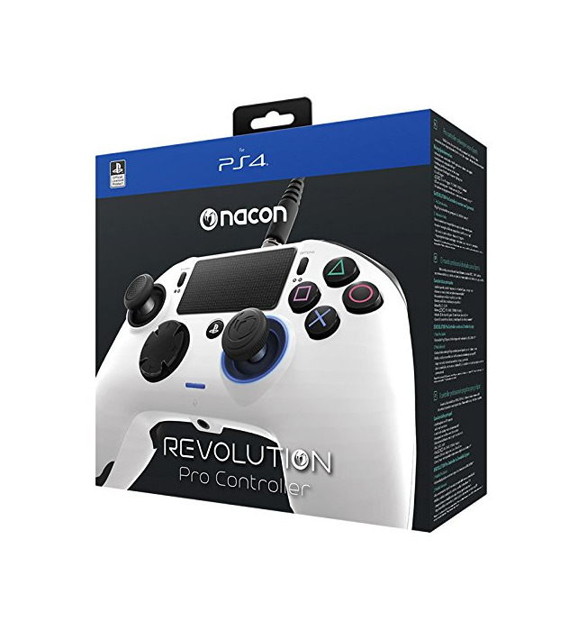 Electrónica Nacon Revolution Pro Controller - Mando alámbrico, color blanco