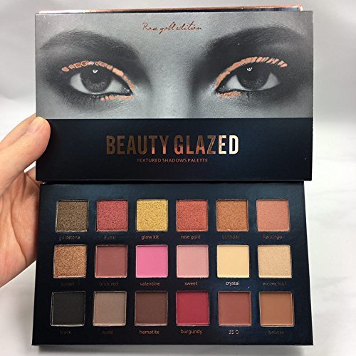 Social Paleta de maquillaje Beauty Glzaed con purpurina