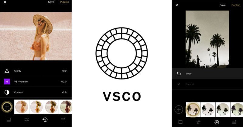 Aplicativo de edição- VSCO 