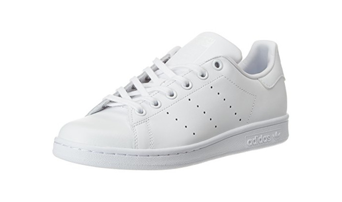 Fashion adidas Stan Smith J, Zapatillas de Deporte Unisex Niños, Blanco