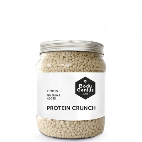 Belleza Body Genius Protein Crunch. Bolitas de proteína recubiertas de chocolate sin azúcar.