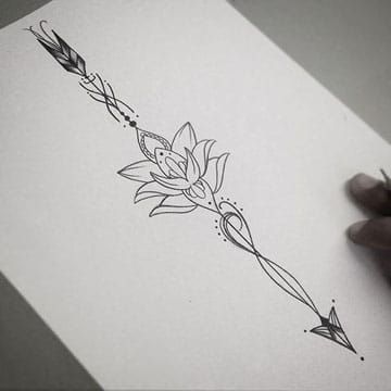 Moda Imagenes y dibujos de flor de loto para tatuajes de mujeres ...