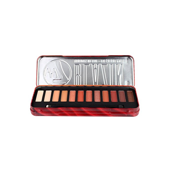 Social Nueva W7 Blazin 'varios colores en llamas – ojos paleta de colores – 12 plalette