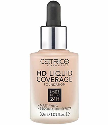 Belleza Catrice Make-up HD Liquid Coverage Foundation Warm Beige 40 1er Pack