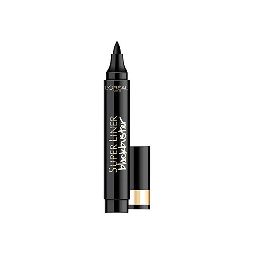 L'Oreal Paris Lápiz de Ojos Eyeliner Pluma Trazo Fino y Grueso Super