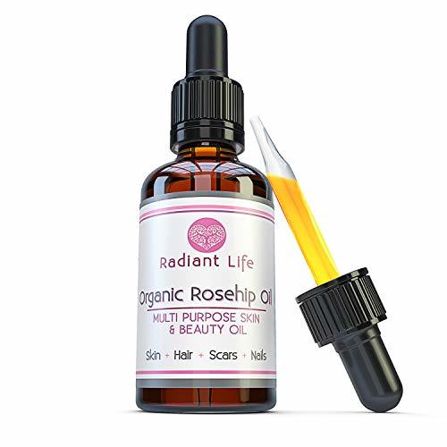 Belleza Aceite de Rosa Mosqueta Orgánico - 100% de Aceite Esencial Natural con