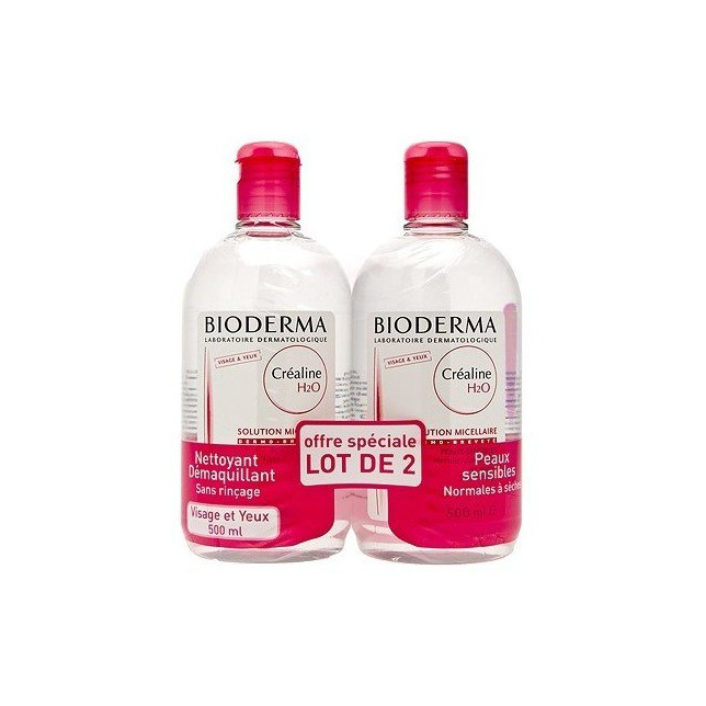 Beauty Bioderma Crealine H2O Micela solución 2 X 500 ML