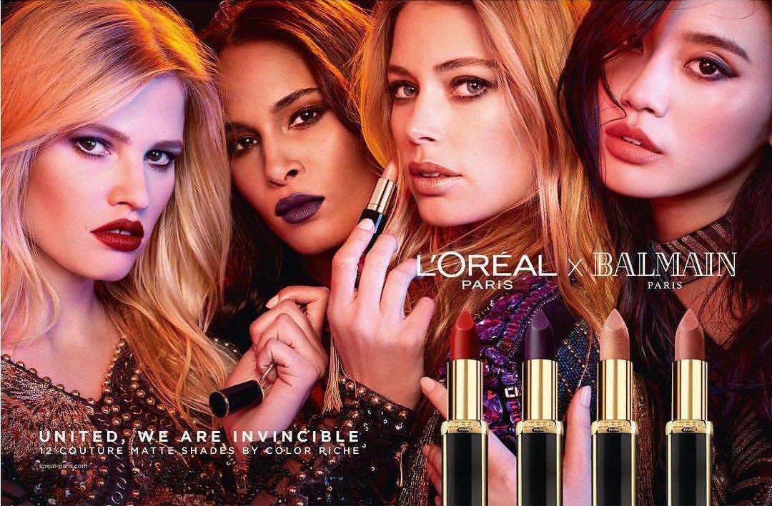 Nuevos Labiales Mate de Balmain, para L'Oréal Paris