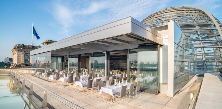 Restaurantes Käfer DACHGARTEN-RESTAURANT im Deutschen Bundestag