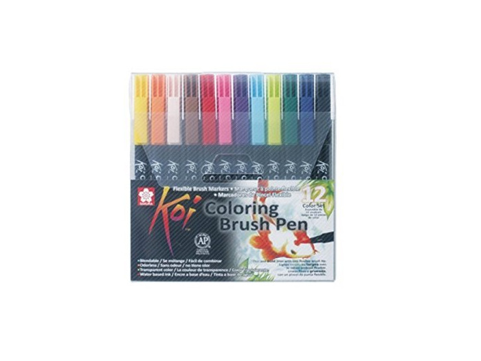 Electrónica Sakura KOI Coloring Brush Set 12 - Pack de 12 rotuladores