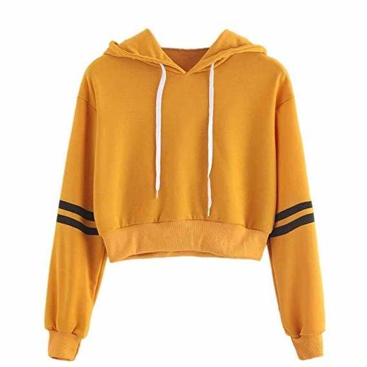 Overdose Sudadera para Mujer Linda Blusa Manga Larga Moda Sudadera con Capucha