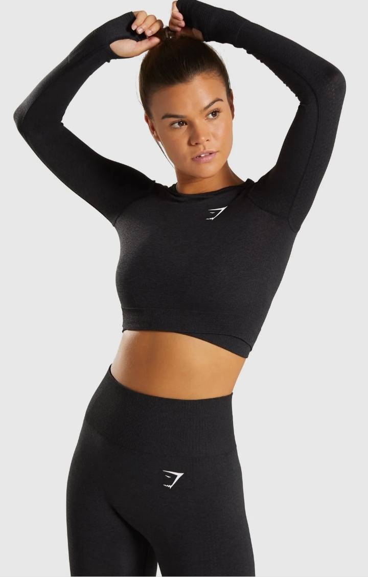 Vital Long Sleeve Crop Top