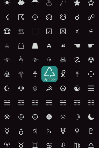 Symbol Keypad for Texting