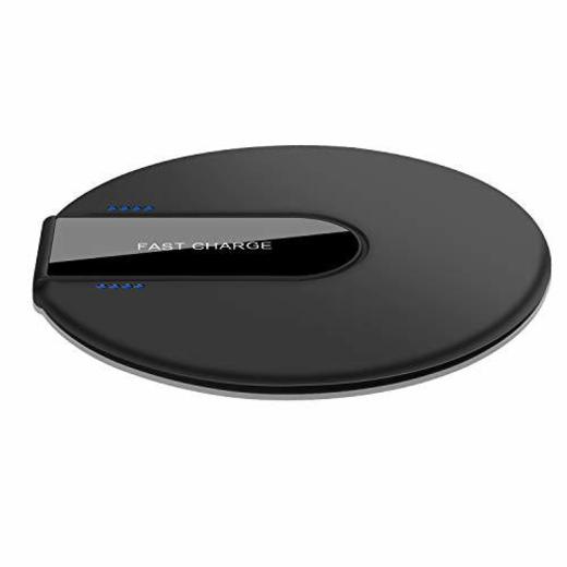 Hoidokly Cargador Inalámbrico Rápido Qi, 10W Fast Wireless Charger para iPhone XS/XS