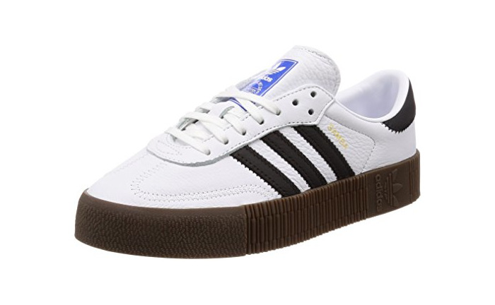 Moda Adidas Sambarose W, Zapatillas de Deporte para Mujer, Blanco