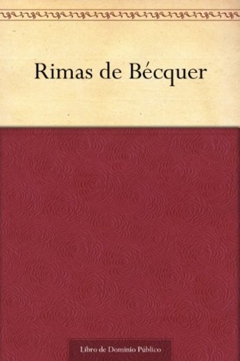 Libro Rimas de Bécquer