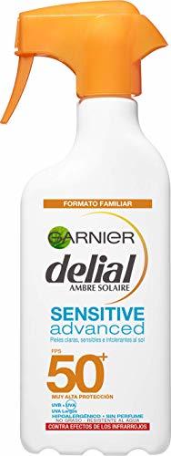 Belleza Garnier Delial Spray Sensitive Advanced Adultos crema solar para pieles claras