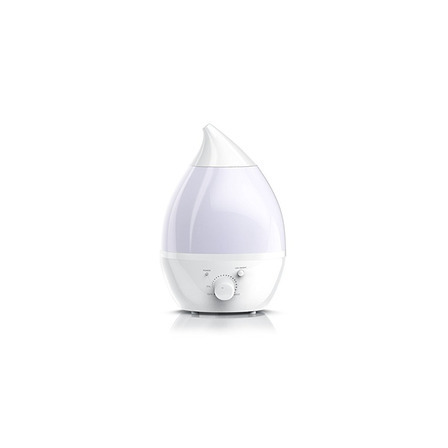 Belleza Pritech 1.3L Humidificador Ultrasónico Ionizador/ Difusor de Aroma de Forma Lágrima/ LED