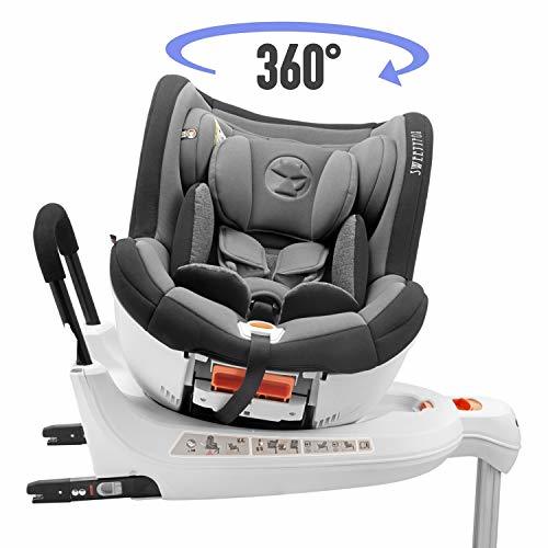 Productos ⭐Silla de Coche Giratoria 0-18kg, 360º, Isofix, Grupo 0+/1, Normativa ECE R44/4