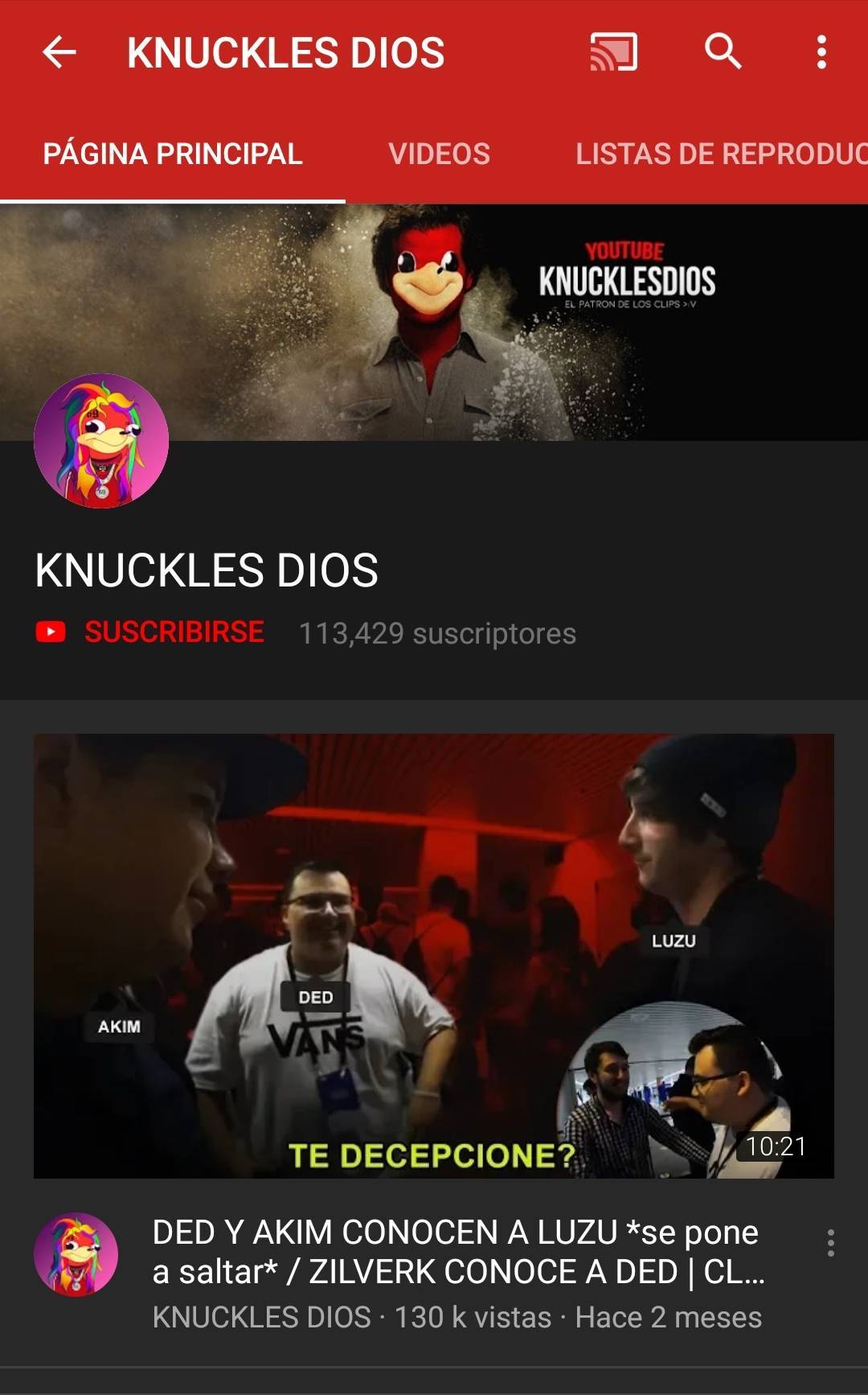 Social KNUCKLES DIOS