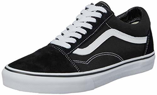 Moda Vans Old Skool, Zapatillas Unisex Adulto, Negro