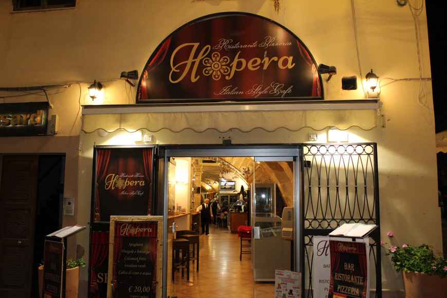 Restaurantes Hopera Alghero