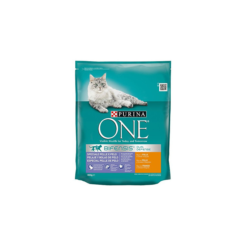 Producto Purina ONE Bifensis Pienso para Gatos Cuidado de Pelaje y Bolas de