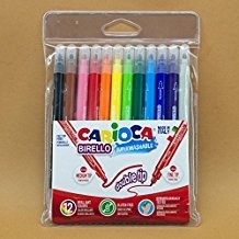 Carioca Birello Fine/Medium Multicolor 24pieza(s) - Rotulador (Fine ...